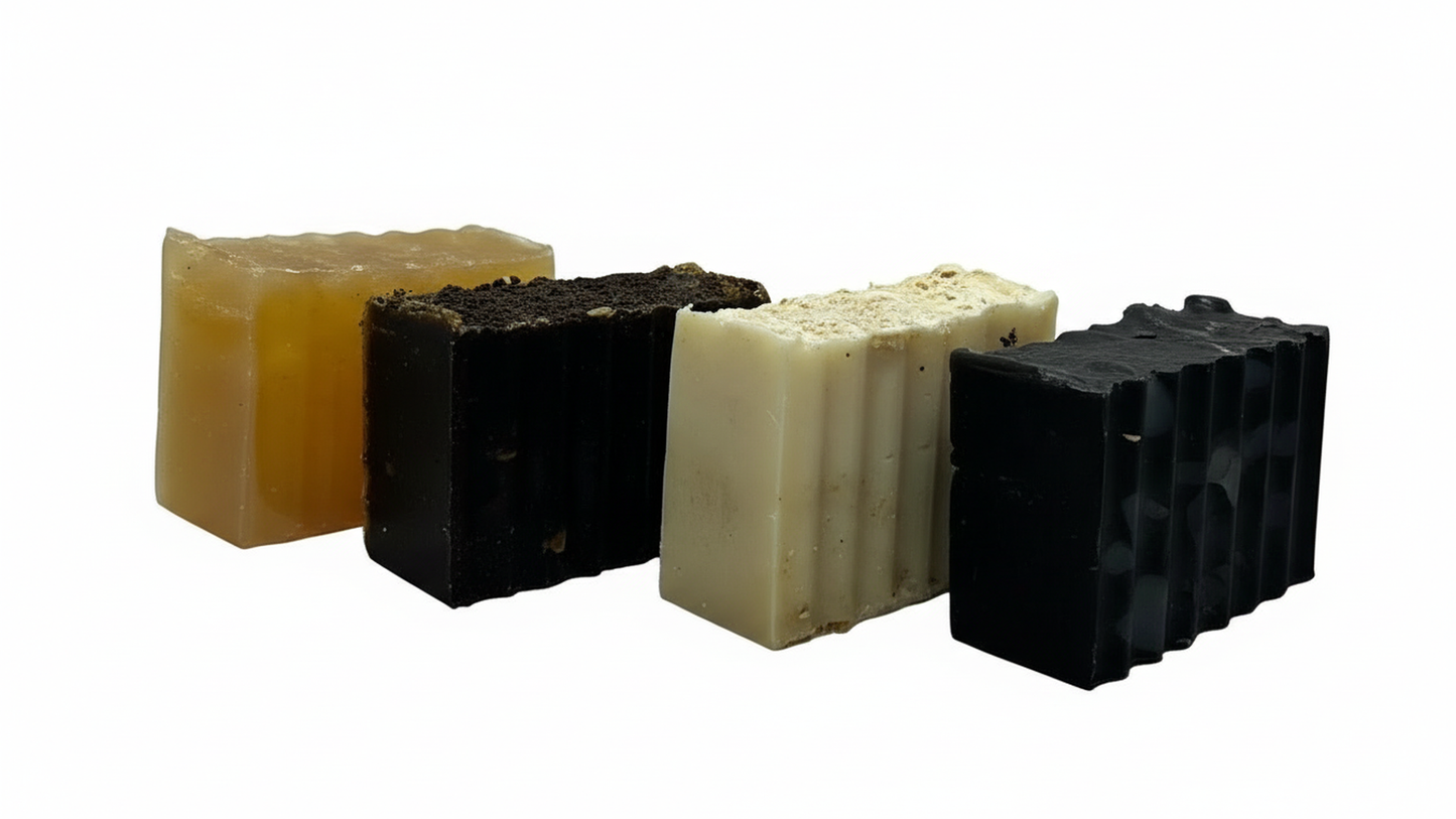 Kit de Exfoliación: 4 Jabones 100% Artesanales